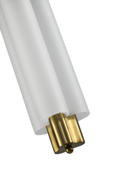 Подвесной светильник 12*150 см, LED, 8W, 4000K Zortes Algoda ZRS.1777.01, латунный