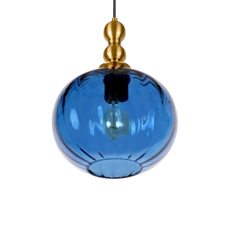 Подвесной светильник *25*-22,5 см, 1*E27*40W, LOFT IT Melon 10426 Blue, бронзовый