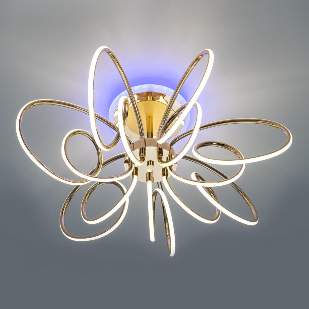Светильник 68 см, 135W, 3000-5500K, Citilux SALMA SMART CL224A172 RGB LED, золото