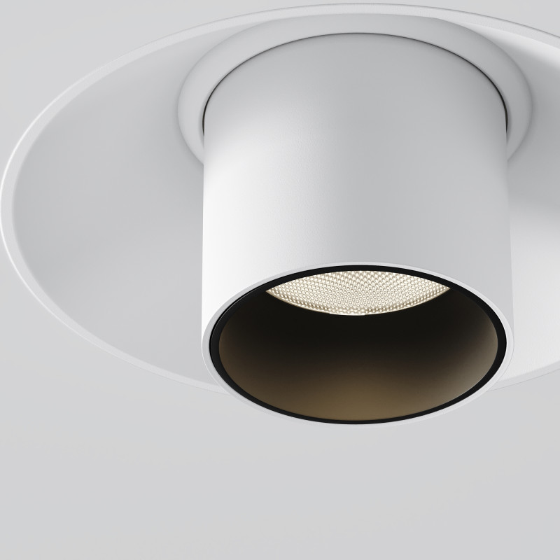 Встраиваемый светильник 3*3*21,6 см, LED, 7W, 3000К, Maytoni Technical Focus T C140RS-L200-7W3K-W белый