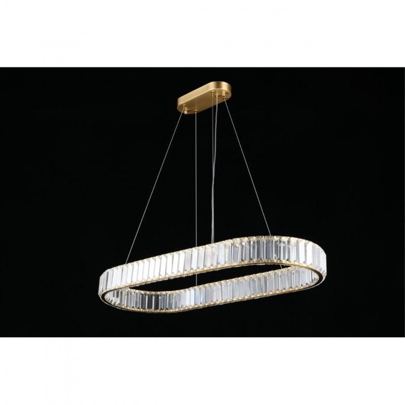 Подвесная люстра 80*35*30-160 см 70W, 3000K, Aployt Nicoletta APL.026.03.70, бронзовый