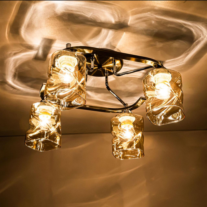 Потолочная люстра Citilux Плутон CL170142, бронза