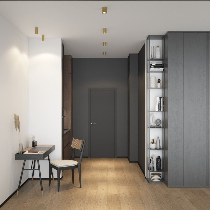 Накладной светильник 7*8 см, 10W, 3000К, Denkirs SHINE TUBE DK2610-SB латунный