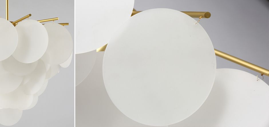 Потолочная люстра Nimbus D80 80*80*72 см, 7*E14*40W, ImperiumLoft 40.1883, Латунь