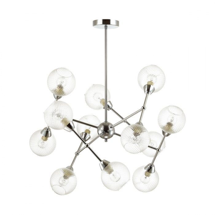 Потолочная люстра Lumion Everly 4438/12C, диаметр 73 см, хром