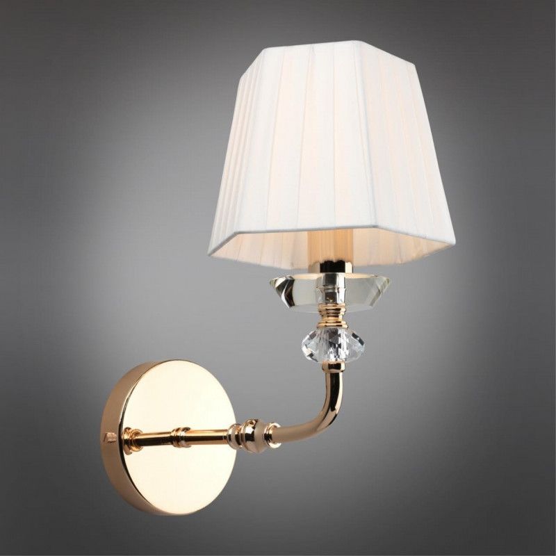 Бра 27*17*32 см, 1*E14, 40W, Aployt Silvian APL.719.01.01, золотой