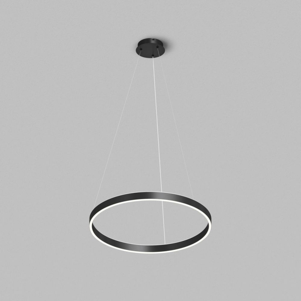 Подвесной светильник 60 см, 40W, 3000-4000K, Denkirs Raydia DK6272-BK, черный