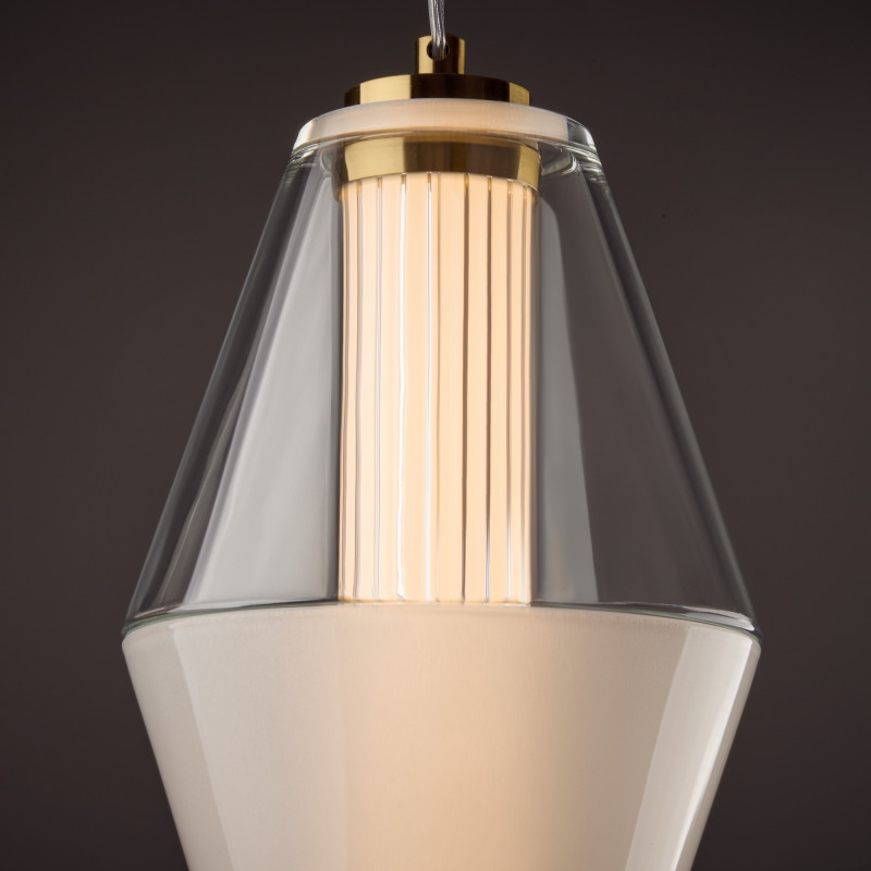 Светильник 17 см, 15W, 3000k, Freya Plum FR6137PL-L6BT1, латунь