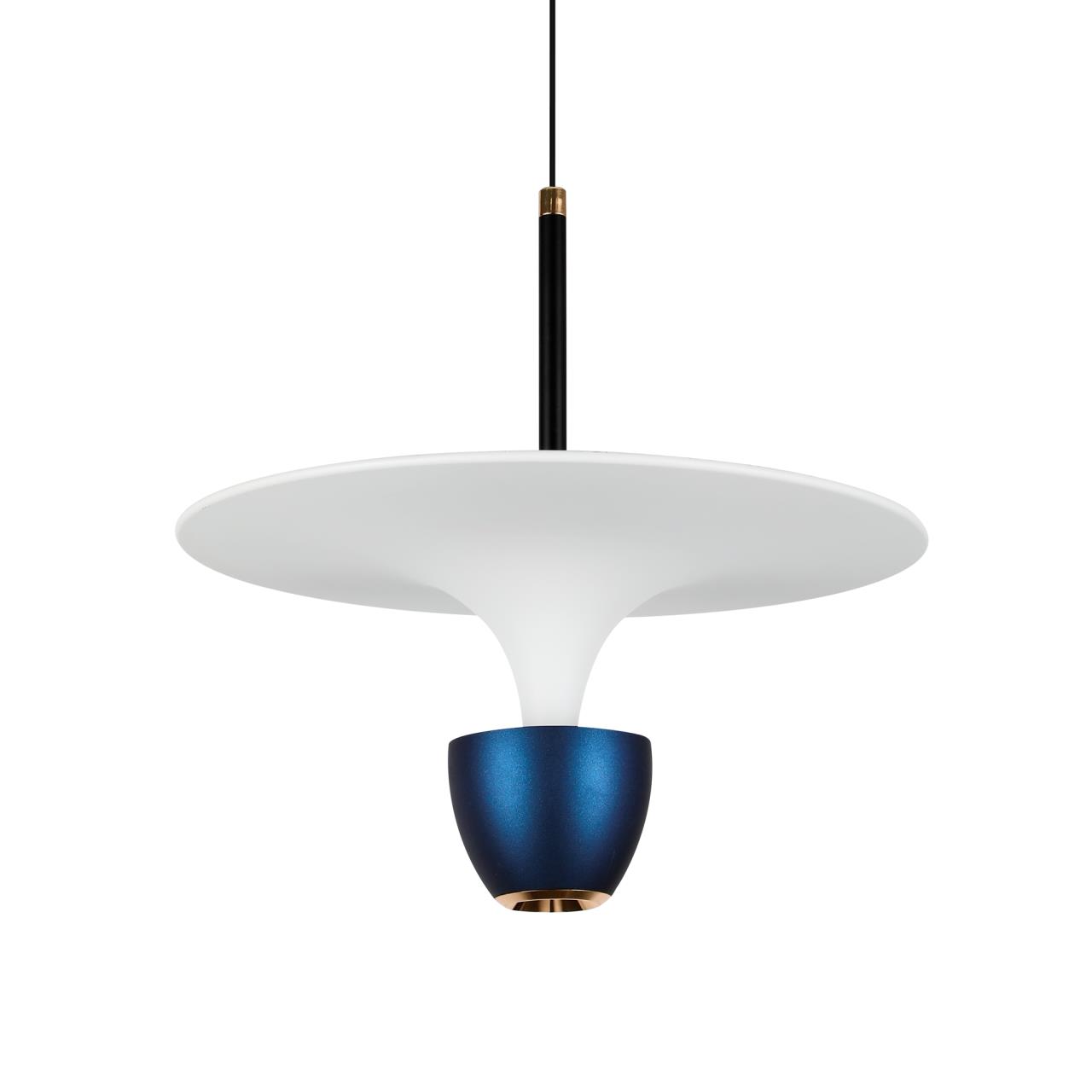 Подвесной светильник 29*8*130 см, LED 10W, 4200K, Черный LED4U L8755-1 BL