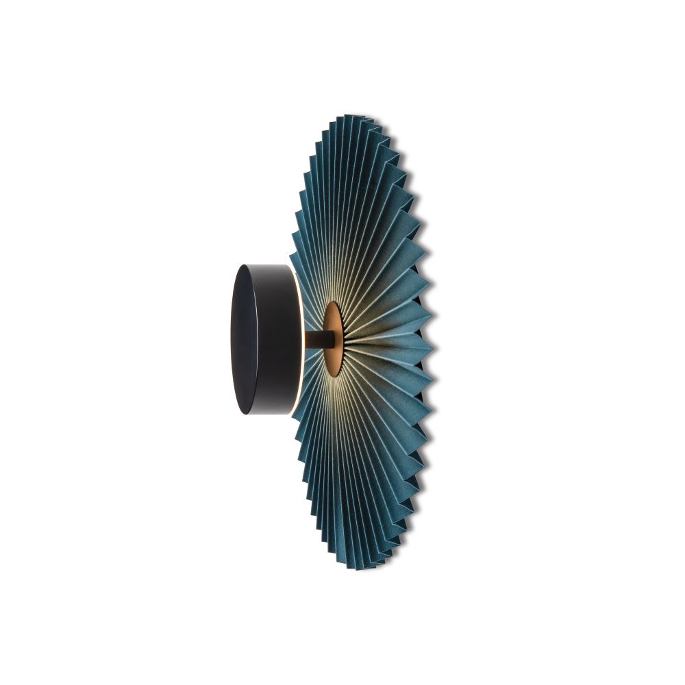 Бра 30*30*-30 см, 1*LED*6W, 3000K, Freya  FR5634WL-L6DB, Черный/сине-зеленый