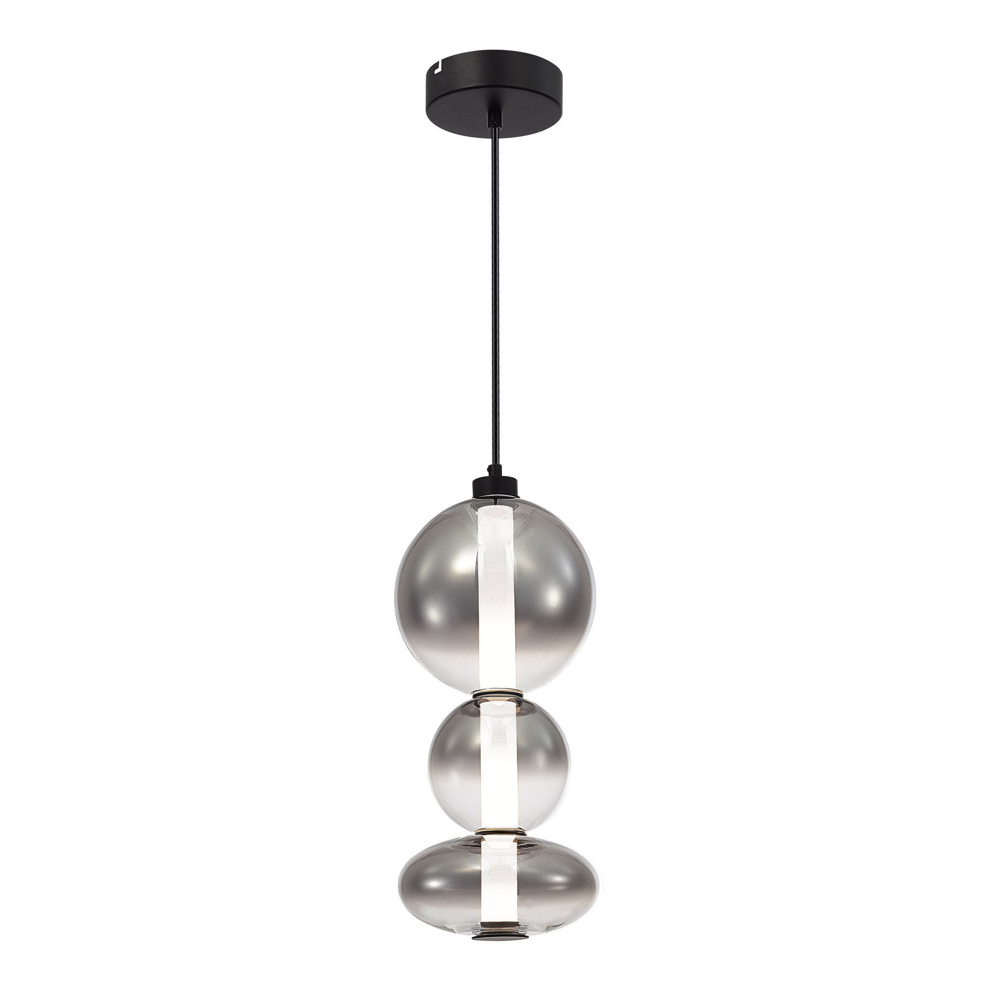 Светильник светодиодный *20*120- см, 1*LED, 24W, 3000K ST Luce Perlina SL6119.403.24, черный