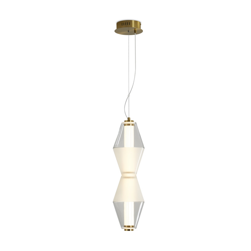 Светильник 17 см, 15W, 3000k, Freya Plum FR6137PL-L6BT1, латунь