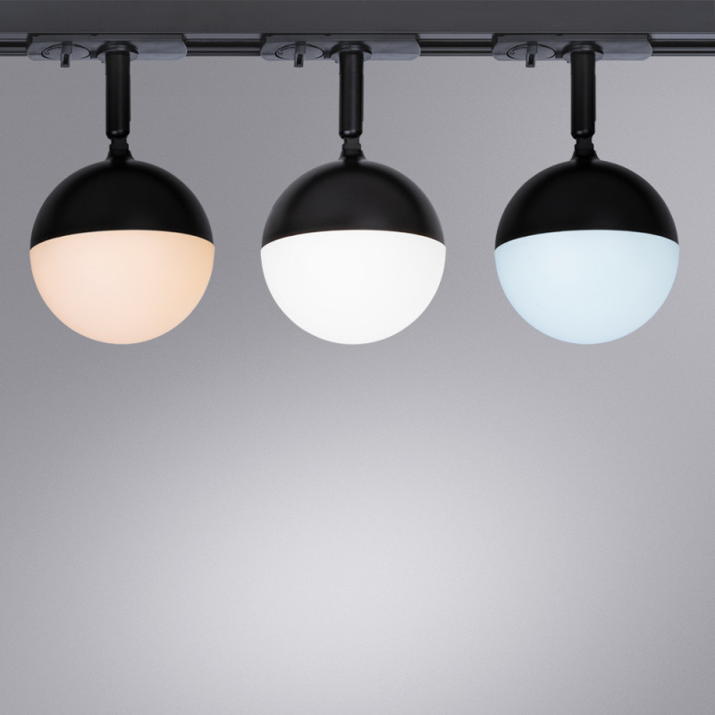 Светильник 18 см, 7W, 3000/4000/5000K, Arte Lamp VIRGO A4565PL-1BK, черный