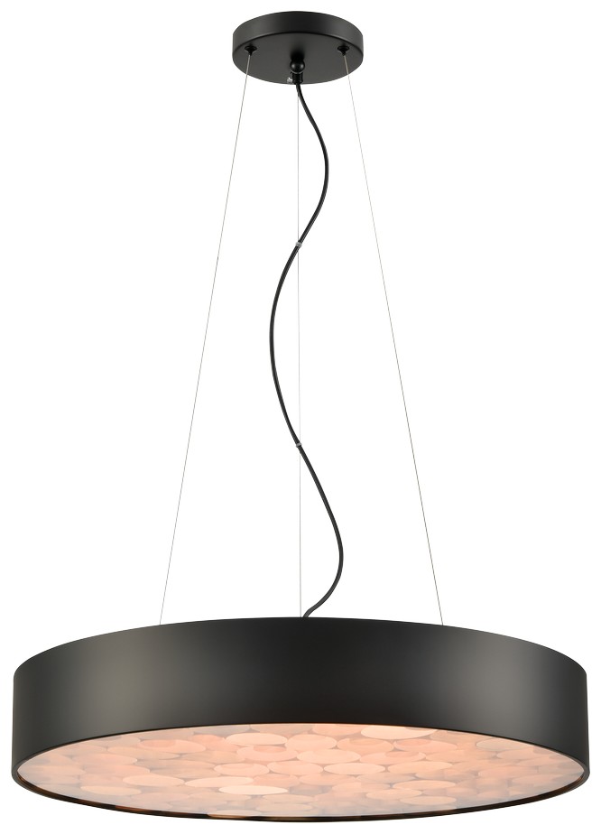 Светильник подвесной Wertmark Edera WE510.01.723, 60*60 см, черный