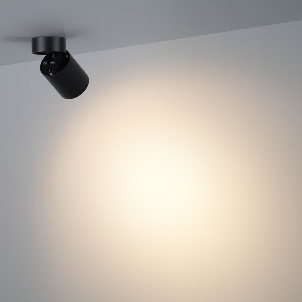 Светильник 6 см, 7W, 3000K, 36°, Odeon Light 7132/7CL, черный