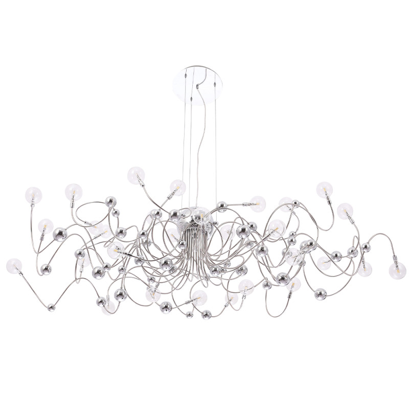 Люстра 65*150*30 см, 30*LED G4 *2W Хром Crystal Lux MEDUSA SP30 CHROME