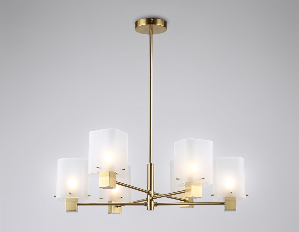 Подвесная люстра **69- см, 6*E14*40W, K, Ambrella Light High Light LH57031, латунь