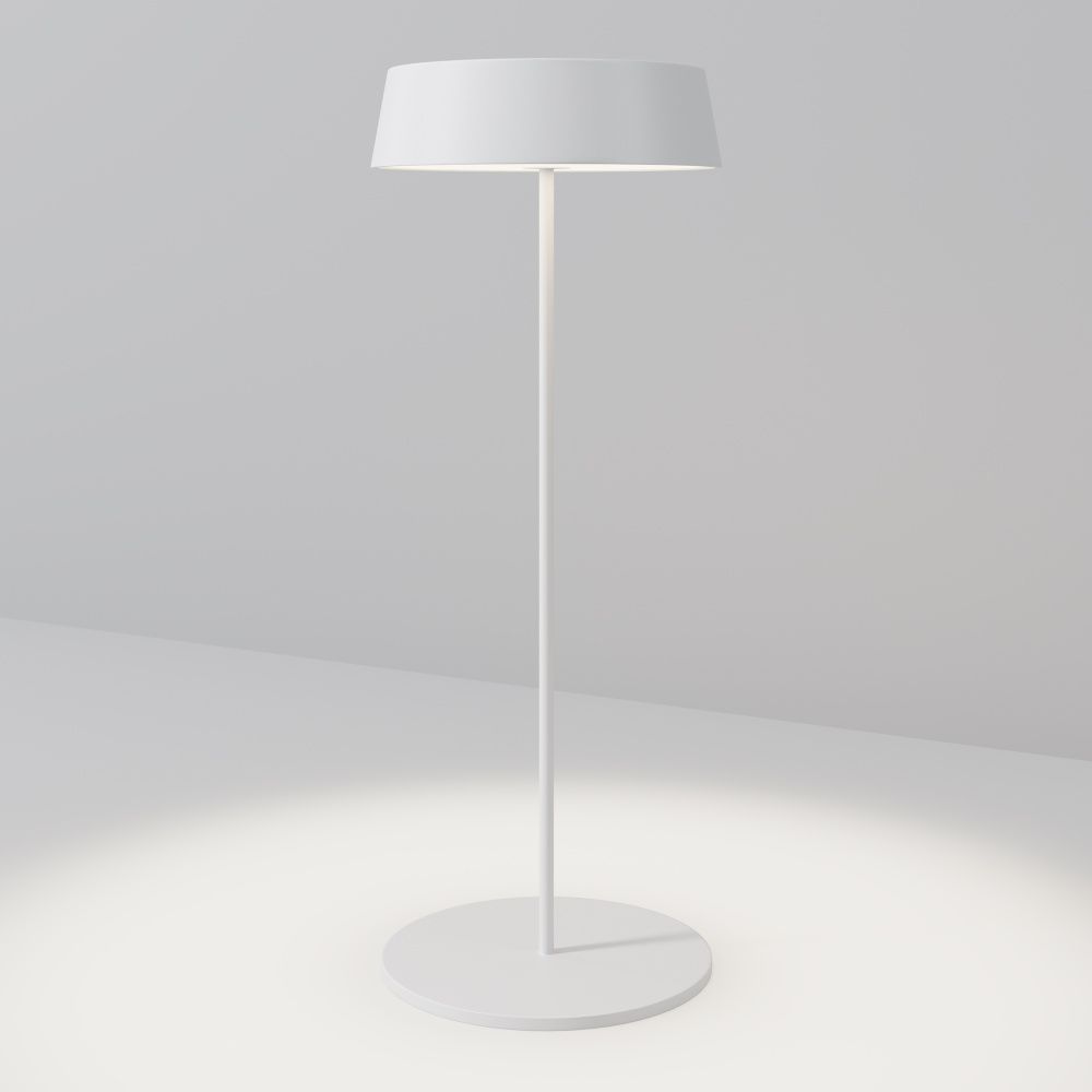 Уличный переносной аккумуляторный светильник *12*-30 см, *LED*2W, K, Maytoni Outdoor Porto O540TL-L2WCCT, Белый
