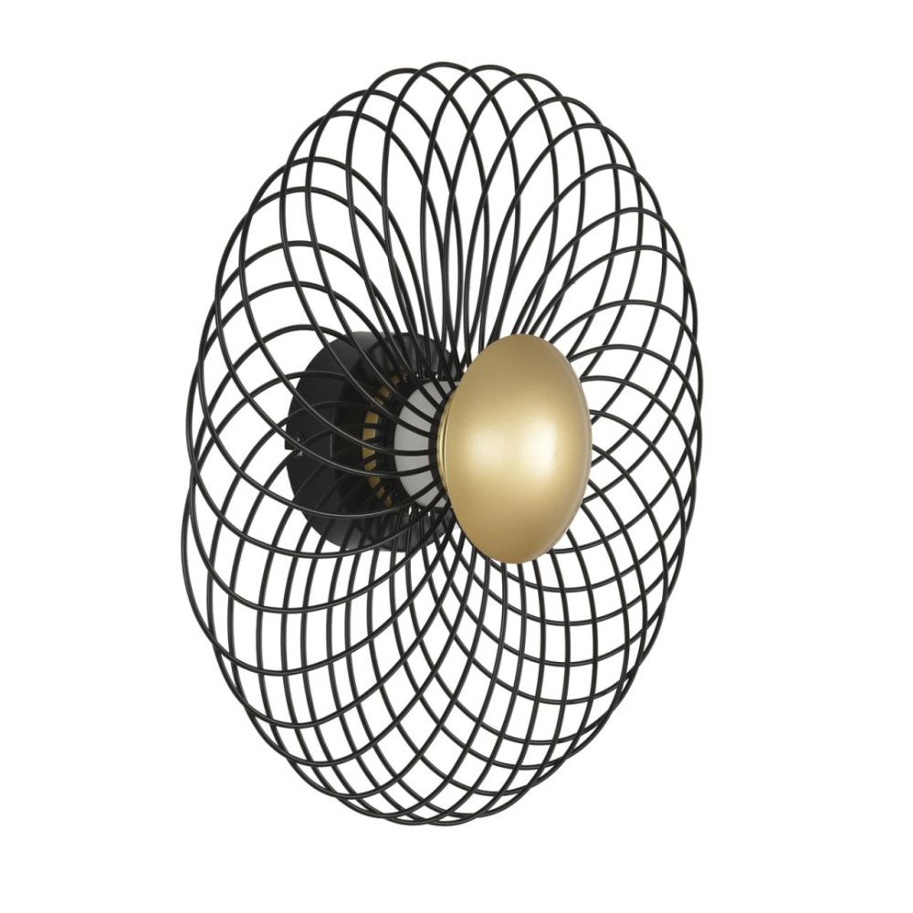 Бра *40*40-40 см, 1*LED*8W, 3000K, Lumion Camomile LUM8379/8WL, черный