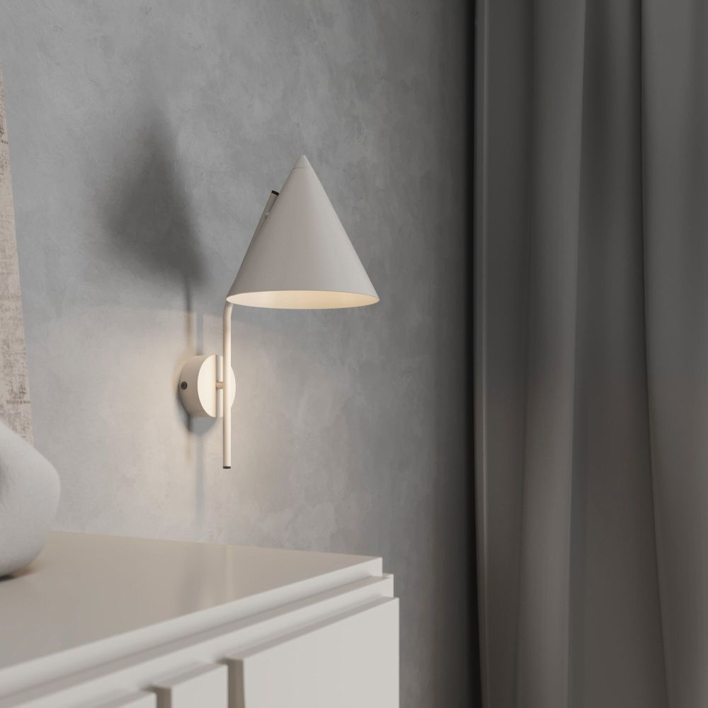 Светильник 38 см, Eurosvet 11089 CONO BEIGE, бежевый