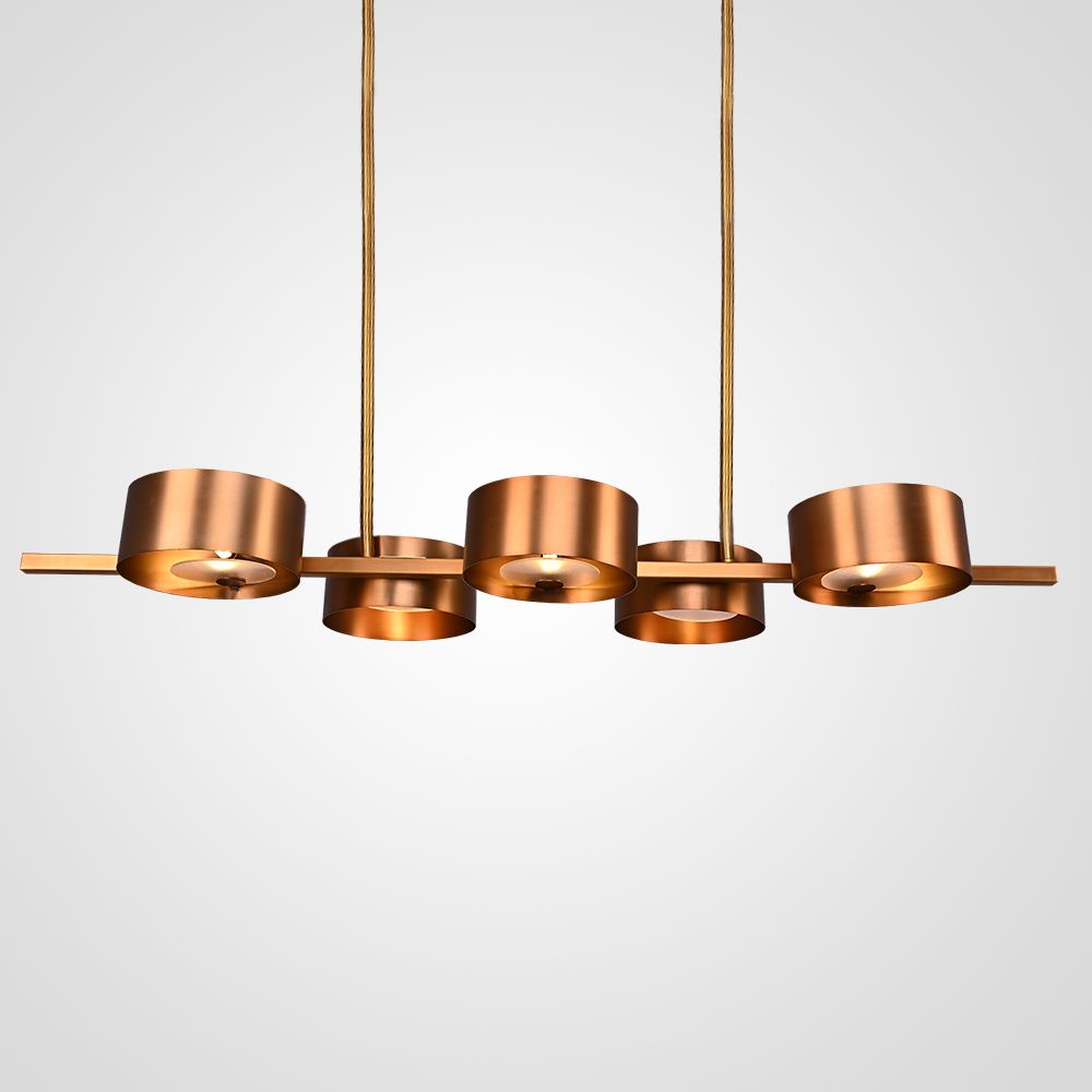 Люстра Sound OR6 Suspension Lamp 5 120*39*8,5 см, 5*G9*40W, ImperiumLoft TRIAL01, Медный