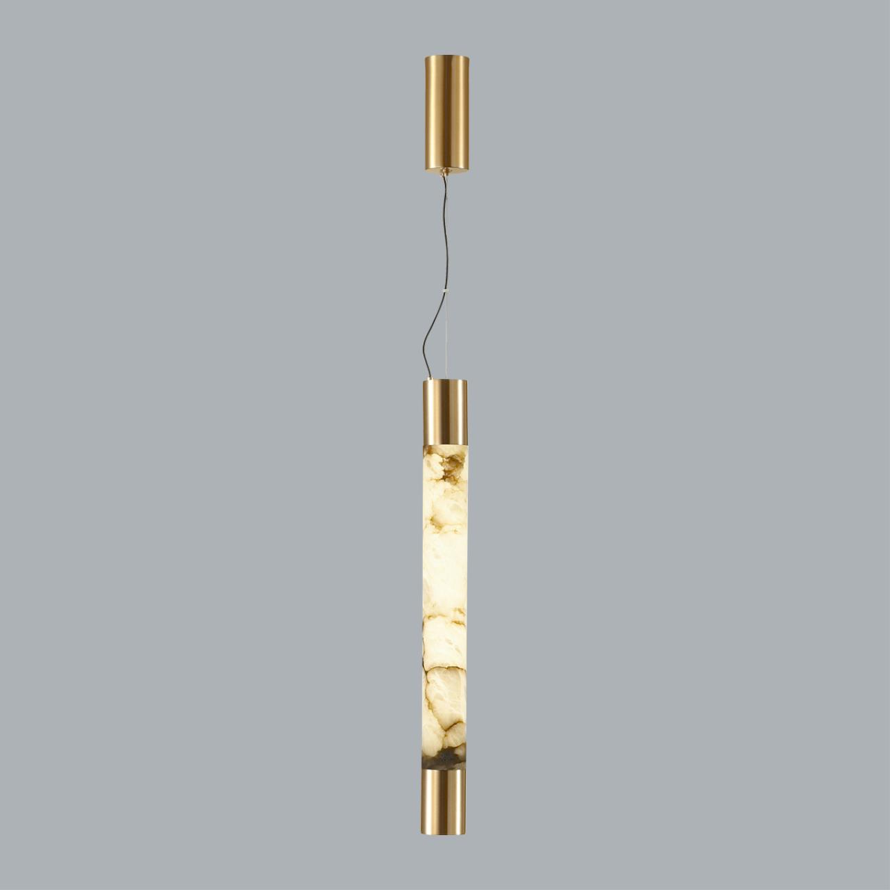 Подвесной светильник 60*200 см, 1 LED*21W, 3000 К, Odeon Light Marbella, латунь 6687/15L