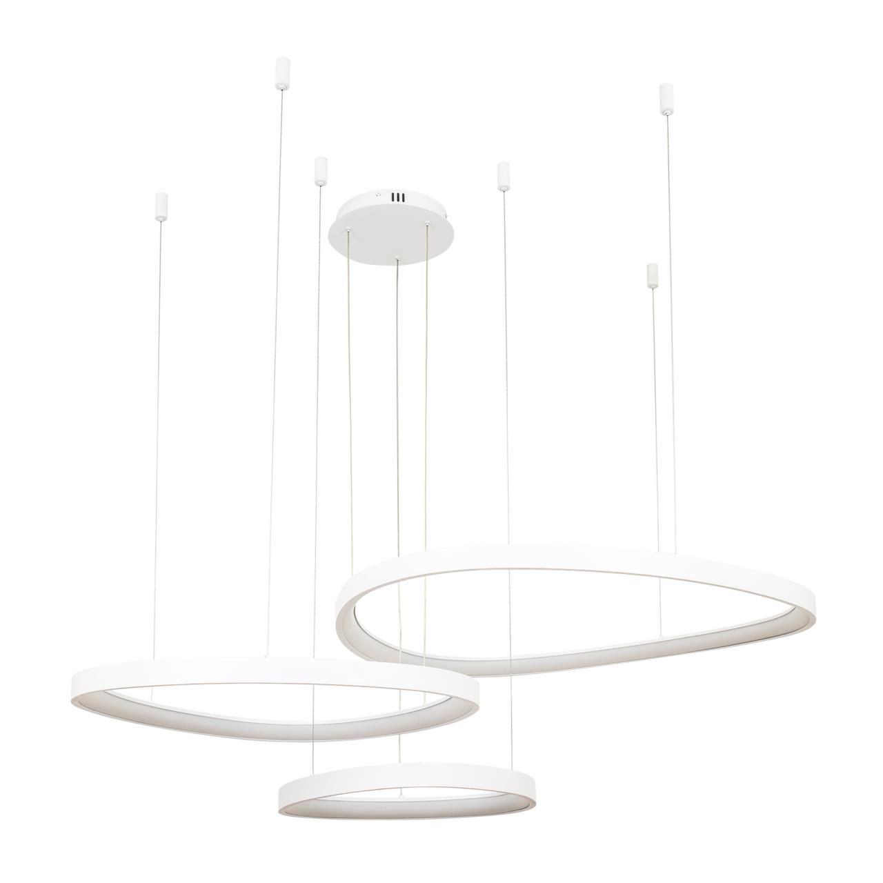 Подвесной светильник 115*80*150 см, LED 110W, 3000 / 6000K, Белый LED4U L8805-800-650-450