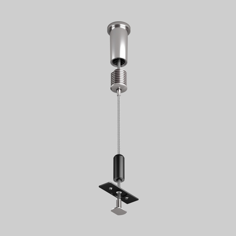 Комплектующие для трековой системы 2,5*0,8*200 см, Maytoni Technical Accessories for tracks Levity TRA184SW-1B черный