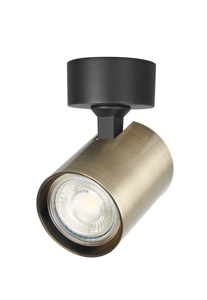 Светильник 6 см, Crystal Lux CLT 017CW1R BL-BZ Черный/бронза