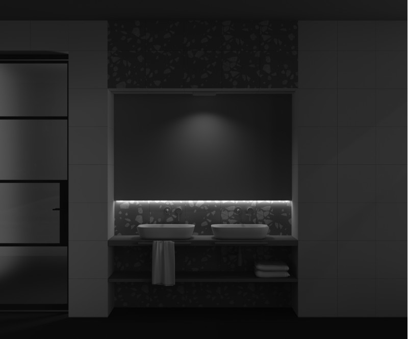 Трековый светильник 2,6*22,2*2,9 см, LED 12W, 3000К, Белый Maytoni Basis Grid TR084-1-12W3K-W