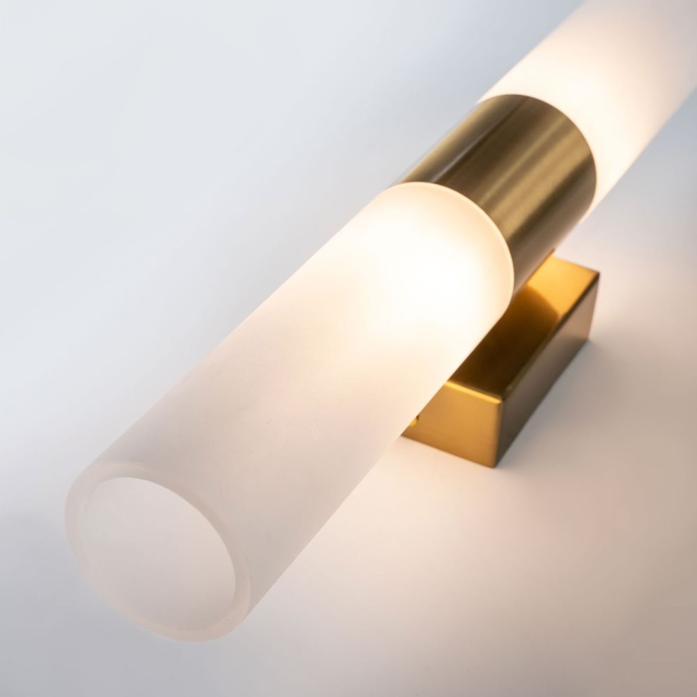 Настенный светильник 7x10x44см, G9, 2xG9Вт, , Modelux MS.1220.02 BS Бронза