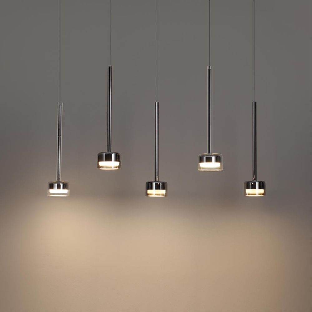 Подвесной светильник *10*253- см, 1*LED*4W, 3000K, Odeon Light Laslo 7151/10L, хром