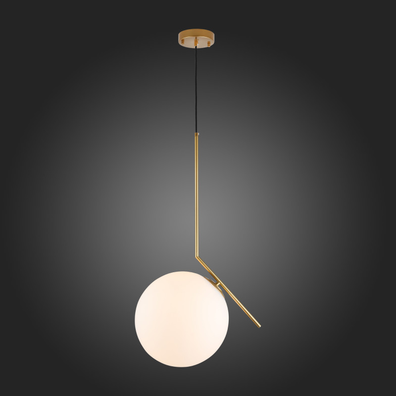 Светильник подвесной 25 см, 60W, ST LUCE CODDA SL1148.313.01 Латунь