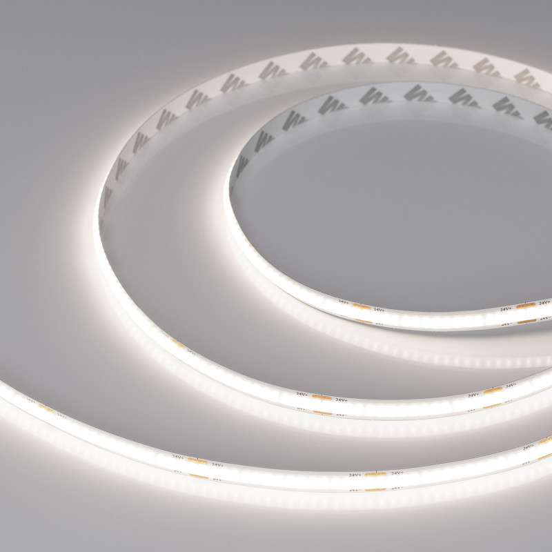 Лента COB-X320-8mm 24V White6000(8 W/m, IP20, CSP, 5m), Arlight 039020. Цена указана за 5 метров. Продается кратно 5 метрам.