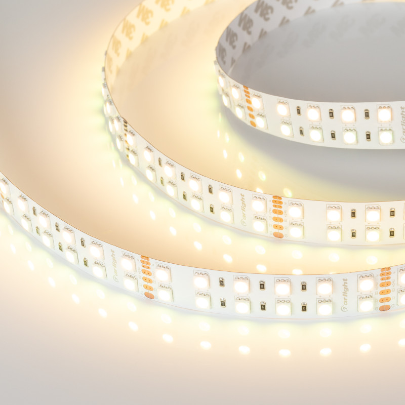 Лента RT-B144-19mm 24V RGBW-Warm (32 W/m, IP20, 5m) (Arlight, Открытый) 012327(3). Цена указана за 5 метров. Продается кратно 5 метрам.