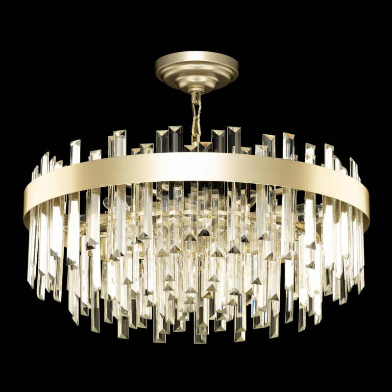 Люстра 56*80 см, 8*E14, Шампань Citilux Лаура CL301282