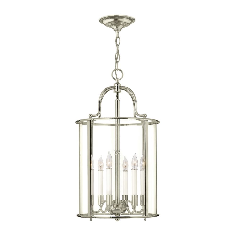 Подвесной светильник *36*67-379 см, E14*40W, Natural Concepts Hinkley Gentry CC3-S-BK, сусальное серебро