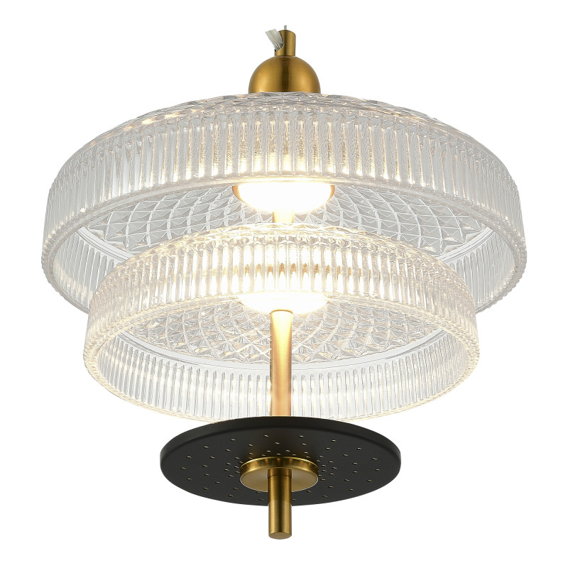 Подвесной светильник 25*180 см, LED, 8W,  3000К, ST-Luce Oriental SL6122.313.01 латунный