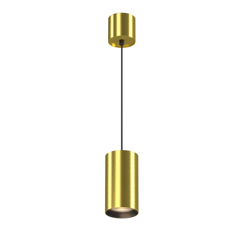 Подвесной светильник 8 см, 20W, 3000K, 50°, Maytoni Vol P100PL-20W3K-BS, латунь