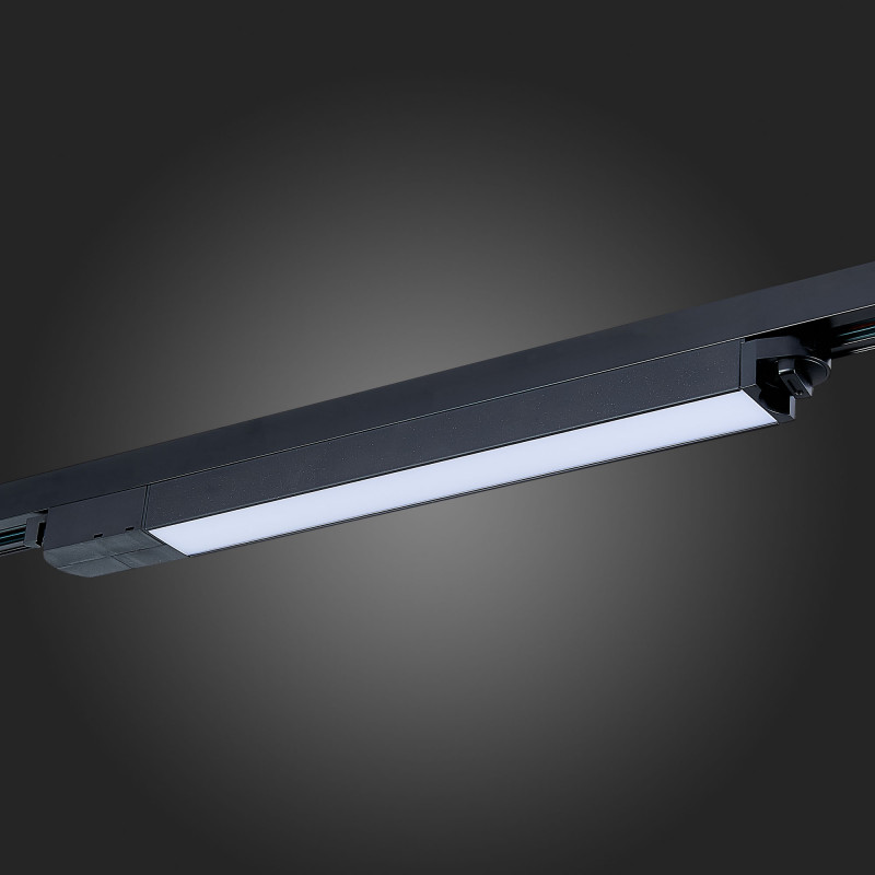 Трековый светильник 40*3 см, 12W 4000K ST LUCE Однофазная трековая система ST366.448.12 Черный