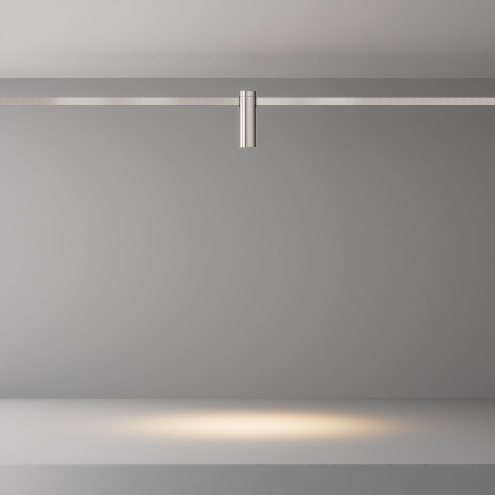 Трековый светильник  TR143-1-5W3K-W-PT **-11,2 см, *LED*5W, K, Maytoni technical FLARITY TR143-1-5W3K-W-PT, Платина