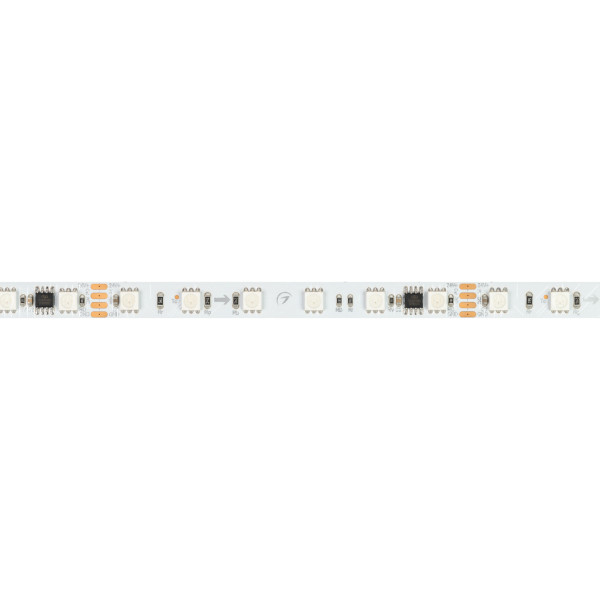 Лента DMX-B60-10mm 24V RGB-PX6 (15 W/m, IP20, 5060, 5m), Arlight 033448. Цена указана за 5 метров. Продается кратно 5 метрам.