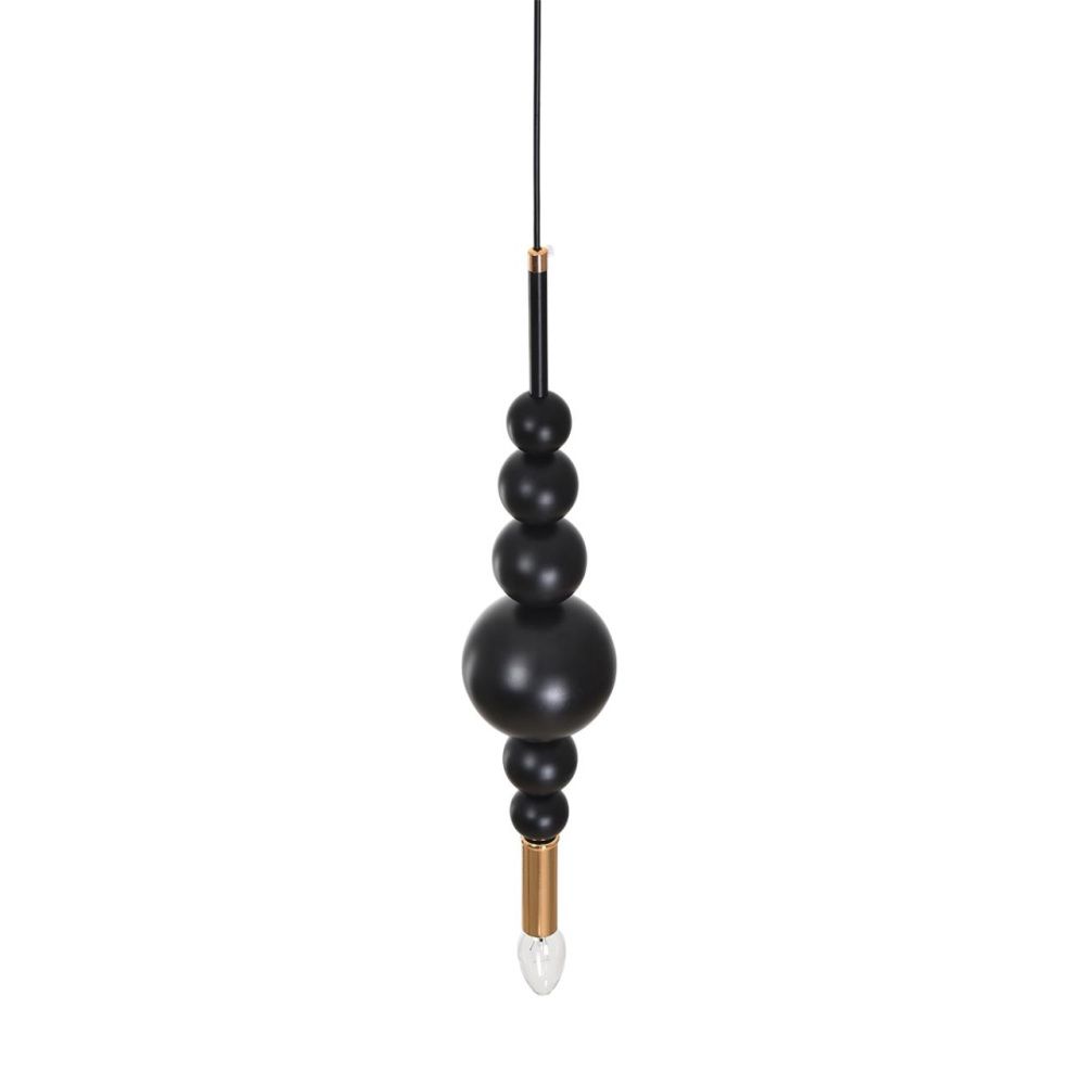 Подвес 112*10*103-103 см, 1*E14*40W, Lumion Nana 8106/1, черный