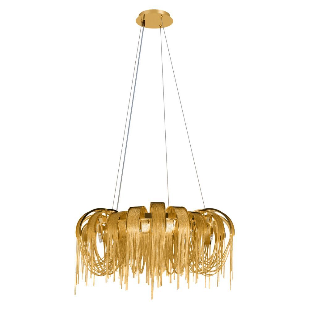 Подвесная люстра 80 см,  Loft IT Volver 10404/800 GD, золото