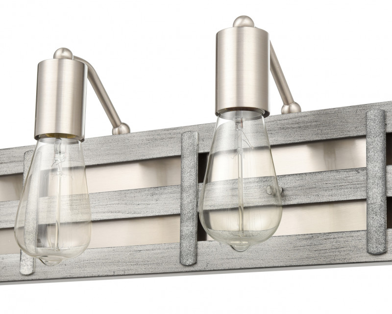 Бра 12*58*18 см, 3*E27 античный серый Vele Luce Shield VL6385W03