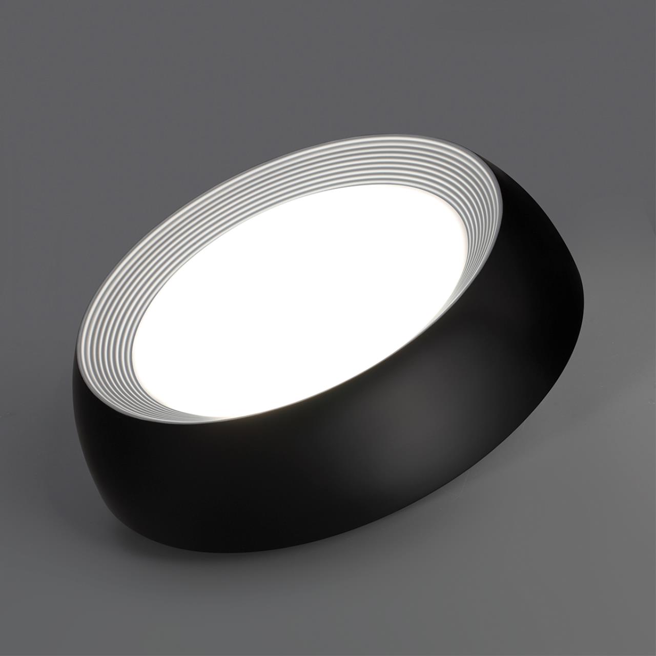 Потолочный светильник *50*12 см, LED 1*54W, 3000-4000-6500 К, Sonex Cronus 7716/54L, белый/черный