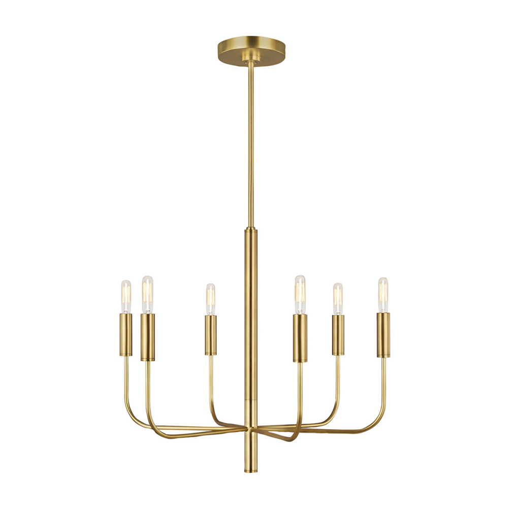 Люстра *61*118-194 см, E14*60W, Natural Concepts Feiss Brianna KL-WINSLOW-2W-NBR, состаренное золото