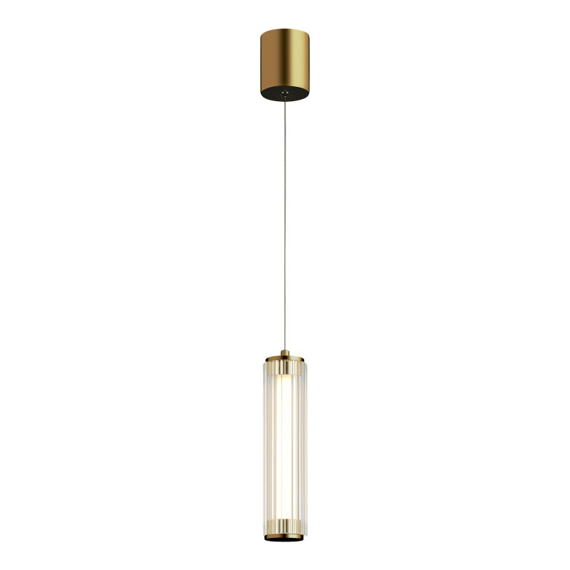 Светильник  подвесной светодиодный BAMBOO 1*LED*8W 4000K ST LUCE SL6224.303.01 латунь
