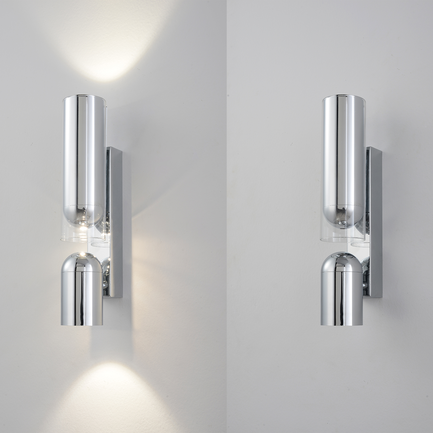 Спот 30 см, 15W, Crystal Lux VENTO AP15W LED CHROME, хром
