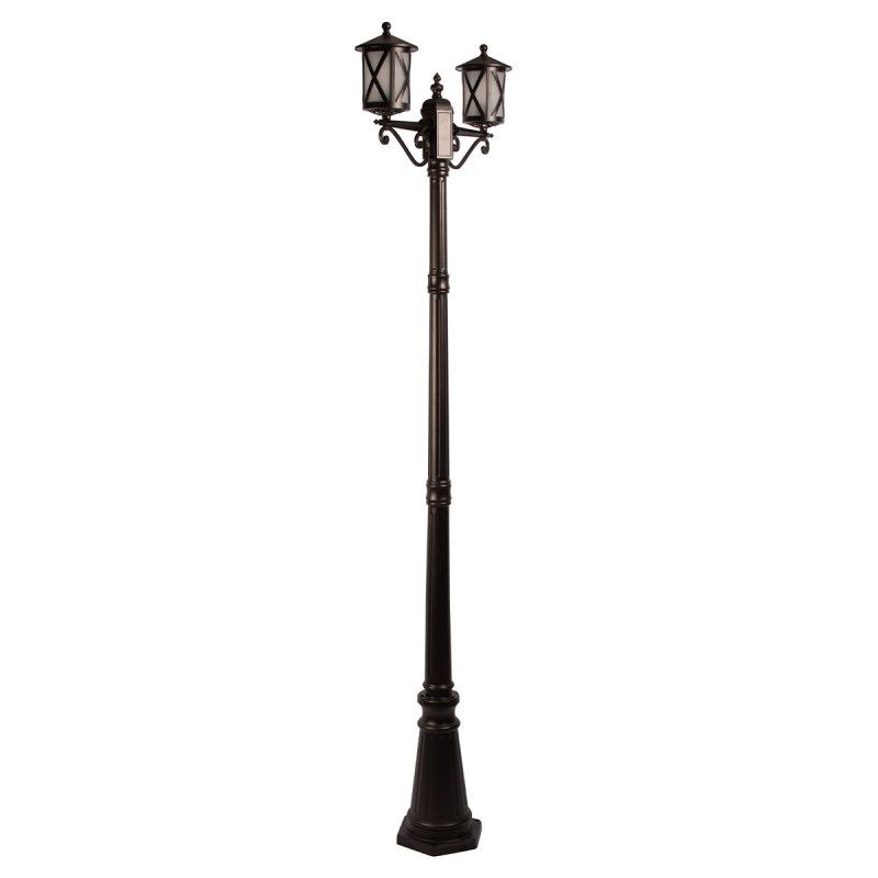 Садово-парковый светильник 68*15,5*-220 см, 2*E27*100W, LOFT IT Ravenna 100016/2200, черный